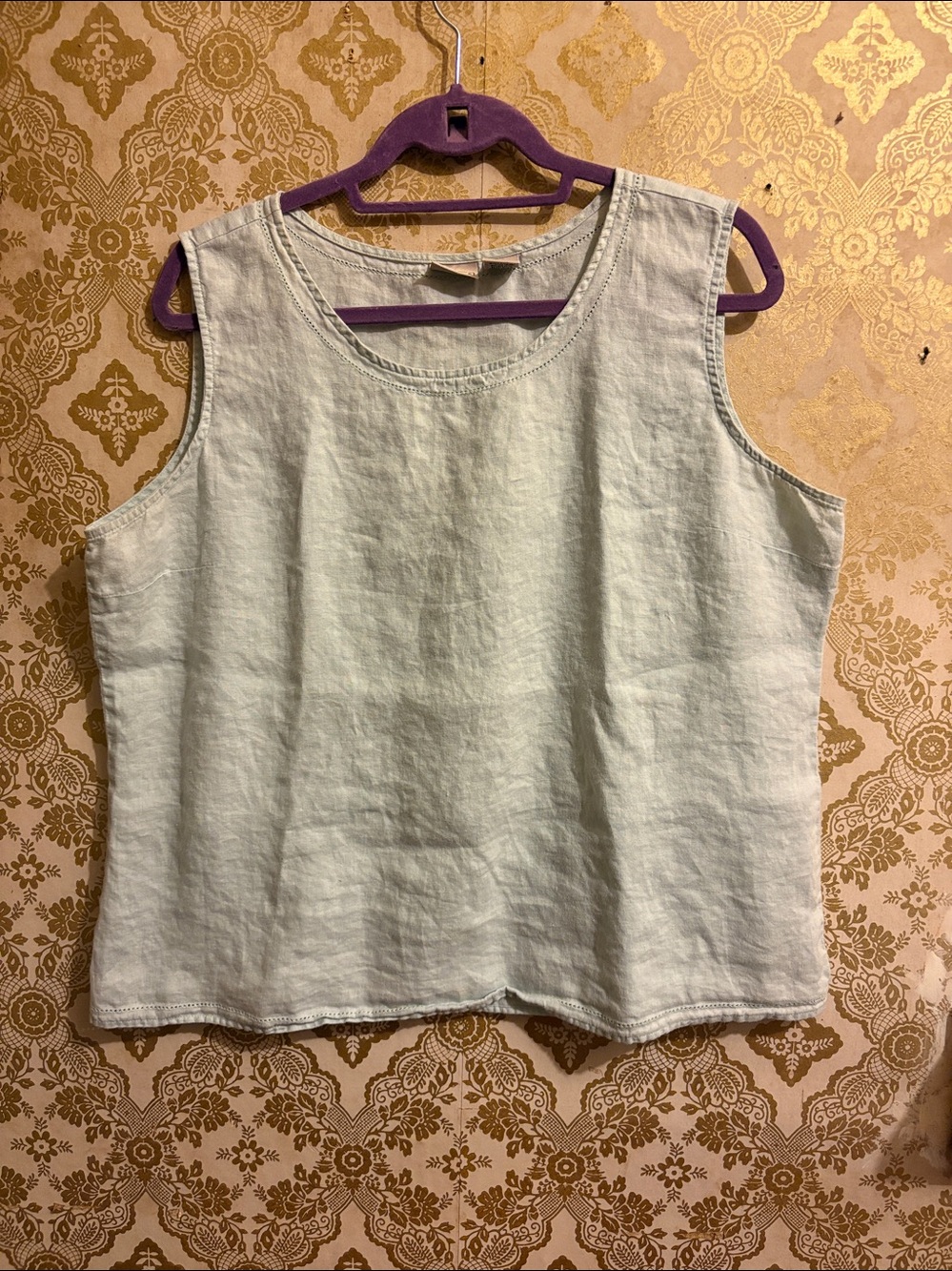 L.L. Bean Sleeveless Linen Tank